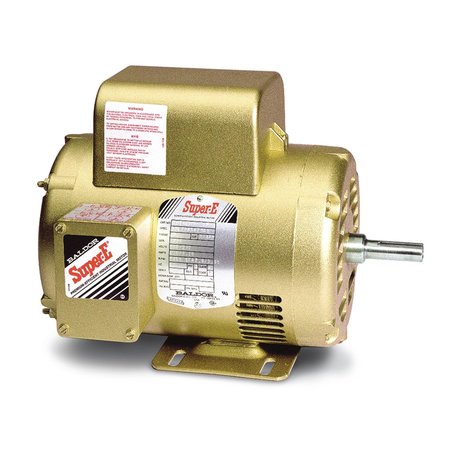 BALDOR-RELIANCE 5Hp, 3450Rpm, 1Ph, 60Hz, 184T, 3634Lc, Open, F1 EL1409T